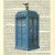 Doctor Who - TARDIS Dictionary Print