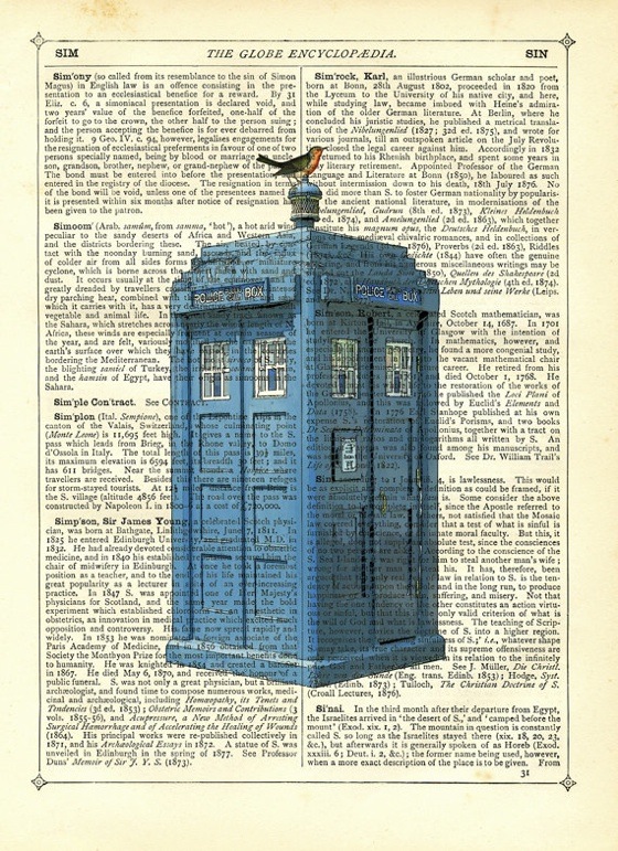 Doctor Who - TARDIS Dictionary Print