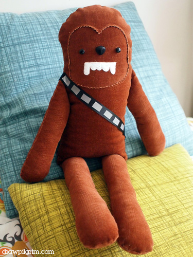 Chewbacca (Star Wars) plush pattern by Drawpilgrim - Nerdcrafting