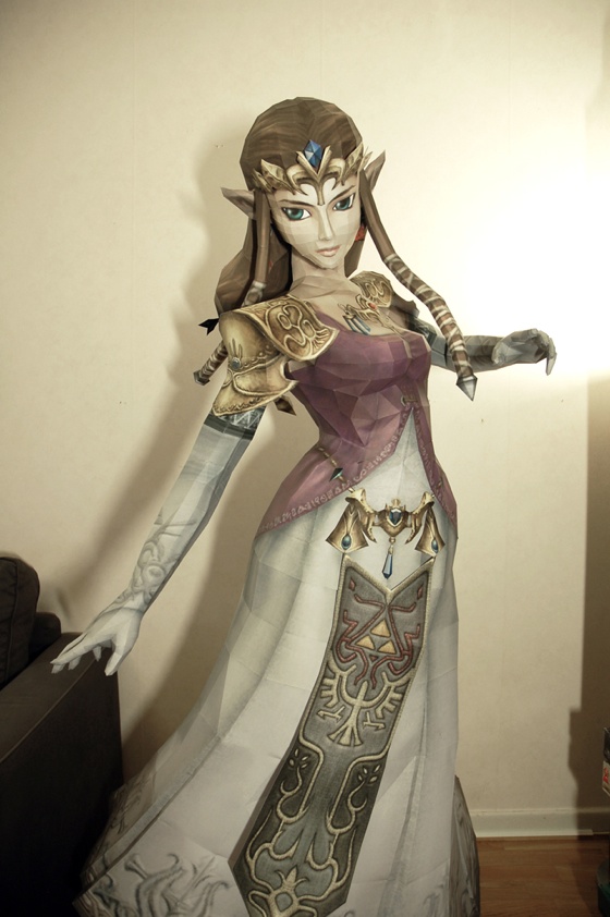 Life Sized Zelda Papercraft