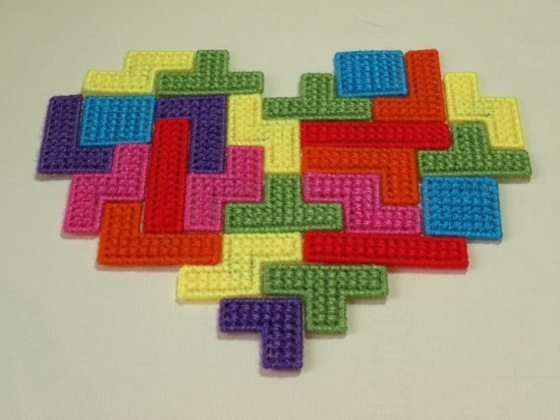 Tetris Heart Puzzle