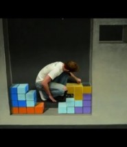 Tetris Stop Motion Chalk Art