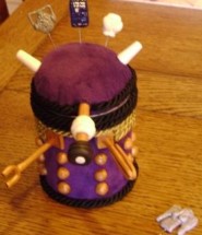 Fuzzy Dalek Sewing Case