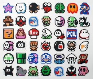 Perler Bead Sprites by Whitney - Nerd Crafting